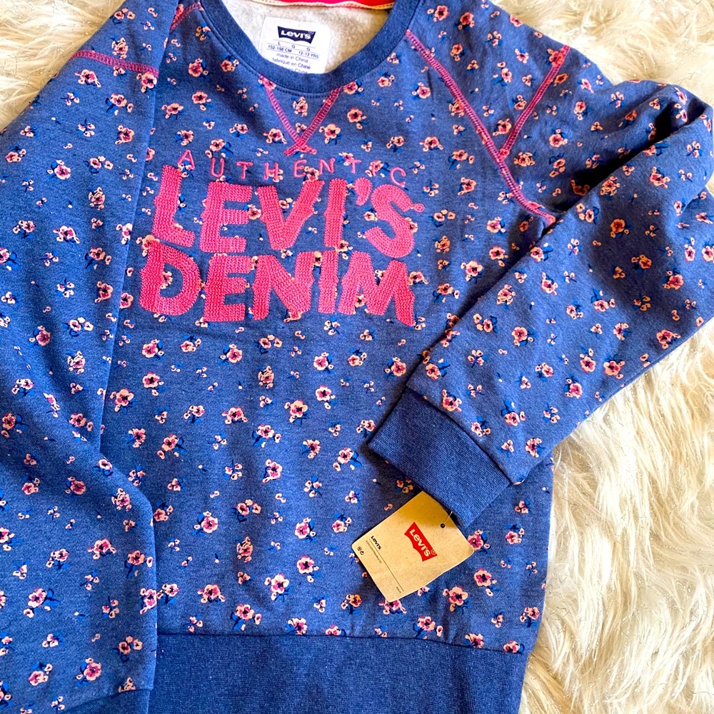 Girls Levi’s Denim Sweater